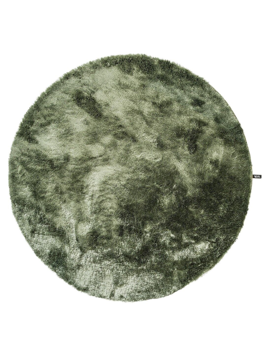 Szőnyeg kerek WHISPER 4 zöld glamour r80