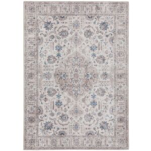 Benuta LAURY beige eclectic rug, 120x170 cm, floral pattern - Rug