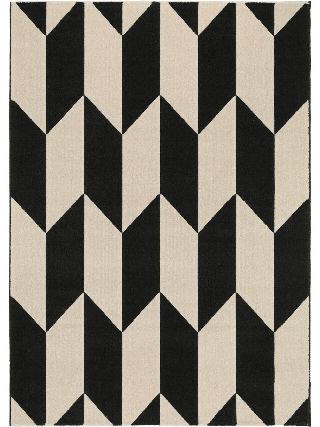 Szőnyeg DESSERT fekete geometrikus skandináv 120x170