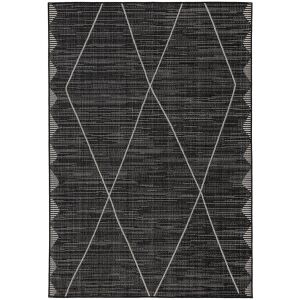 Tepih Benuta Diego crni boho, 60x110 cm, geometrijski uzorak - Dekoracija