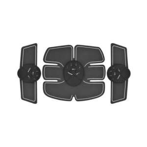 Muskel Stimulator für Bauch und Arme, 3 Pads, schwarz - Körperformung