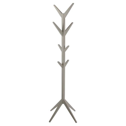Actona SANNE grey standing coat rack with 8 hooks