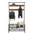 Songmics ERGO Hall Tree with Shoe Bench and Coat Rack in entryway
