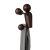 Umbra Woody Wall Hook with a gray scarf