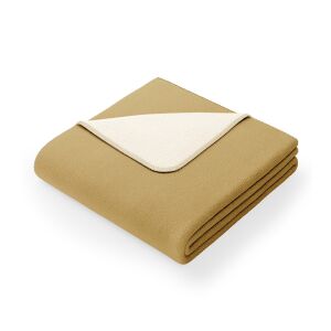 Одеяло AmeliaHome VIRKKUU горчица жълто 150x200 см, сгънато - Pléd