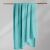 Hanging DecoKing HENRY turquoise embossed blanket, soft texture
