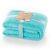 DecoKing HENRY turquoise embossed blanket 70x150 cm, modern style