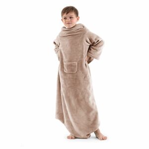 Lazykids beige tragbare Decke mit Tasche, Ganzkörperbedeckung - Bettwäsche