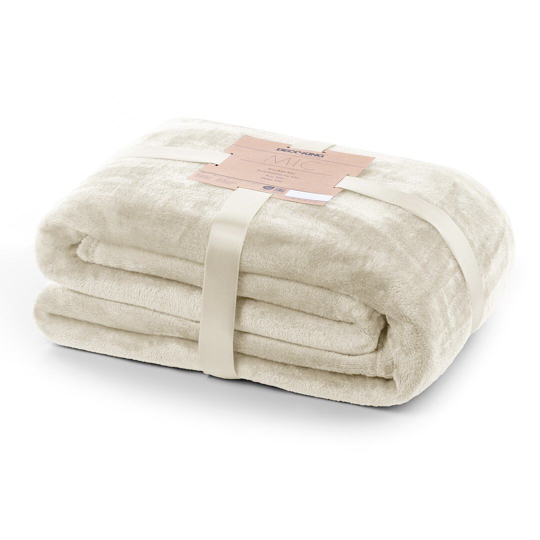 Takaró MIC bézs sima mikroszálas 200x220