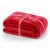 DecoKing MIC red microfiber blanket 220x240 cm, packaged with ribbon