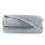 DecoKing MIC grey microfiber blanket 200x220 cm folded