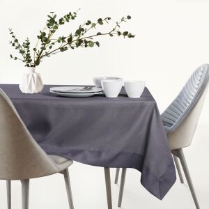 AmeliaHome Empire purple tablecloth on dining table - Interior design