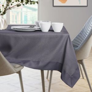 AmeliaHome Empire purple tablecloth on dining table - Interior design