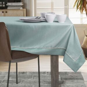 AmeliaHome Empire mint green tablecloth on dining table - Interior design