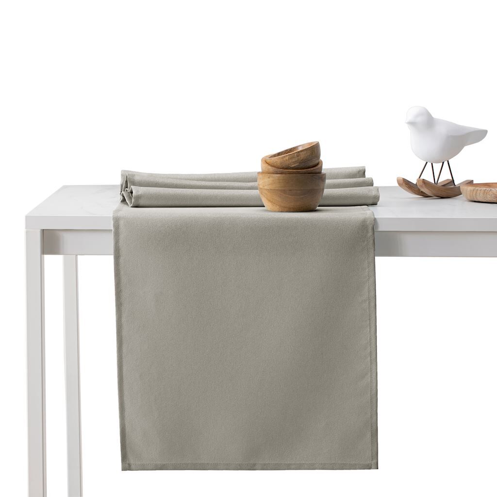 Asztalterítő Empire cappucino sima klasszikus 115x250+30x250 AmeliaHome