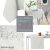 Collage of AmeliaHome Empire cream tablecloth features