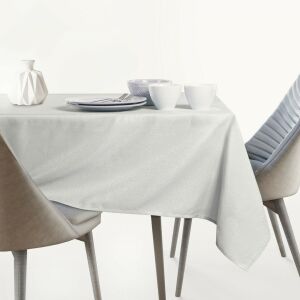 Kremowy obrus AmeliaHome Empire na stole w jadalni - Projektowanie wnętrz