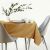 Tischtuch Empire gold schlicht klassisch 155x155 AmeliaHome 111400472