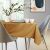 Tischtuch Empire gold schlicht klassisch 155x155 AmeliaHome 111400472