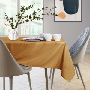 AmeliaHome Empire gold tablecloth on dining table - Home Textile