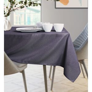 AmeliaHome Empire purple tablecloth on a set dining table - Interior design
