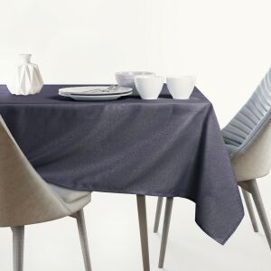 AmeliaHome Empire purple tablecloth on dining table setting - Interior design