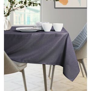 AmeliaHome Empire purple round tablecloth on dining table - Tablecloth