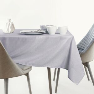 AmeliaHome Empire light purple tablecloth on a set table - Interior design