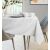 AmeliaHome Empire white square tablecloth on dining table setting