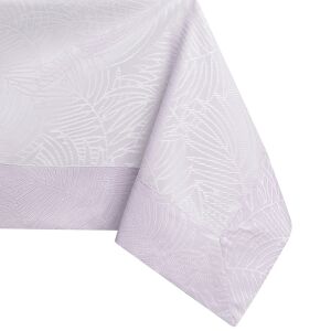 AmeliaHome Gaia light purple embossed tablecloth corner detail - Interior design