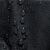 Close-up of water droplets on AmeliaHome Gaia black embossed tablecloth