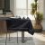 AmeliaHome Gaia black embossed tablecloth in modern dining room