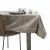AmeliaHome Gaia cappuccino embossed tablecloth on table setting