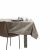 AmeliaHome Gaia cappuccino embossed tablecloth on dining table setting