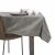 AmeliaHome Gaia brown embossed tablecloth on a table