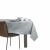 AmeliaHome Gaia grey embossed tablecloth on a table