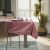 Elegant dining room with AmeliaHome Gaia rose embossed tablecloth