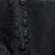 Water droplets on AmeliaHome Gaia black embossed table runner