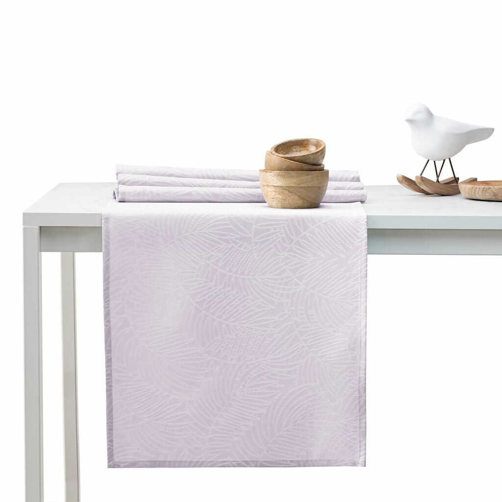 Asztalterítő Gaia világoslila dombornyomott 115x200+35x200 AmeliaHome