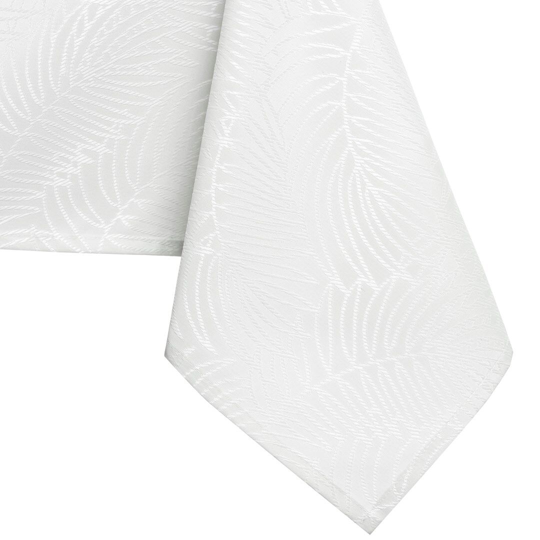 Asztalterítő Gaia fehér dombornyomott 155x500 AmeliaHome