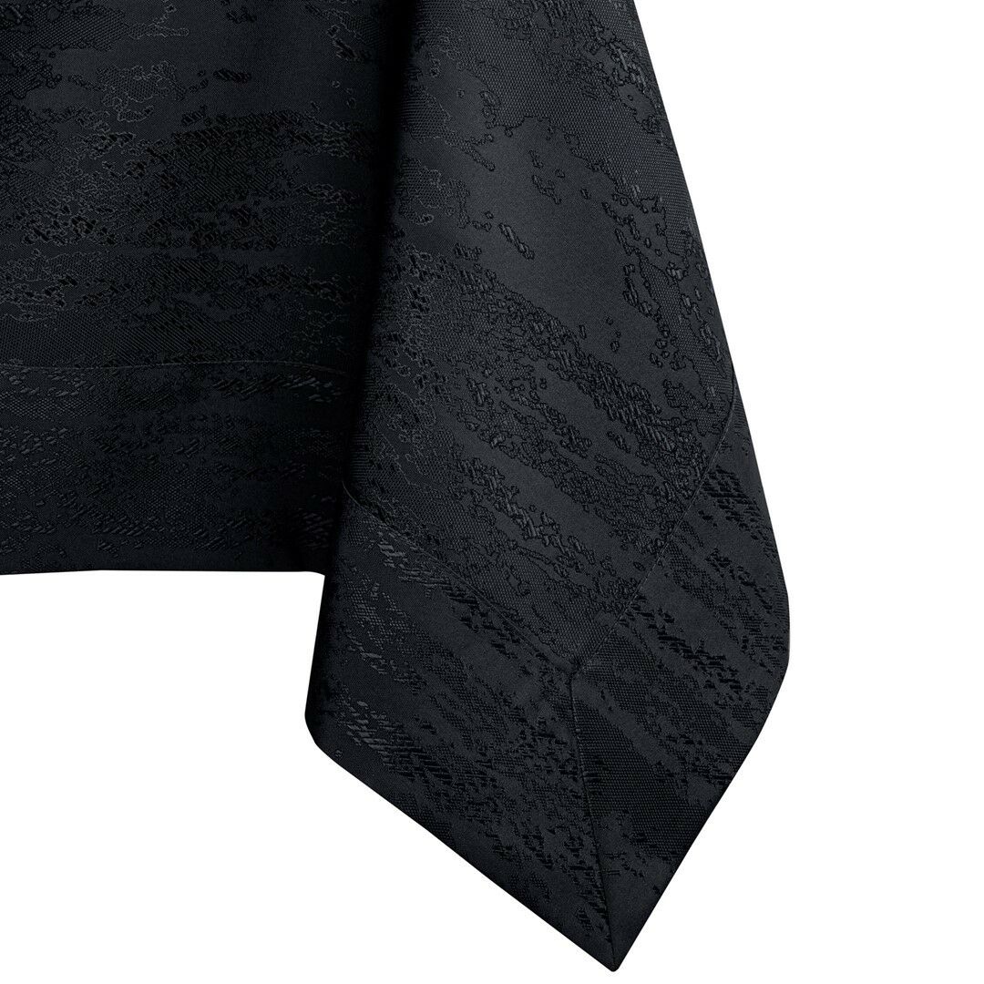Asztalterítő Vesta fekete dombornyomott modern 40x180 AmeliaHome