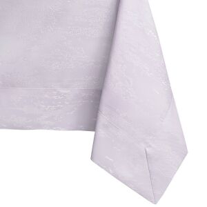 AmeliaHome Vesta light purple embossed tablecloth corner detail - AmeliaHome