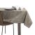 AmeliaHome Vesta cappuccino tablecloth on a set dining table