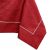Close-up of AmeliaHome Vesta burgundy embossed tablecloth corner