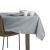 Vesta grey embossed tablecloth on a table setting, AmeliaHome