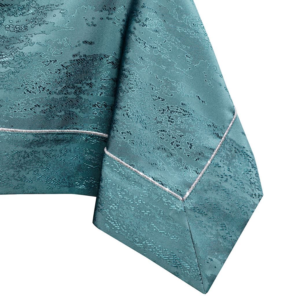 Asztalterítő Vesta tengerzöld dombornyomott modern 140x180 AmeliaHome