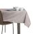 AmeliaHome Vesta powder rose embossed tablecloth on table