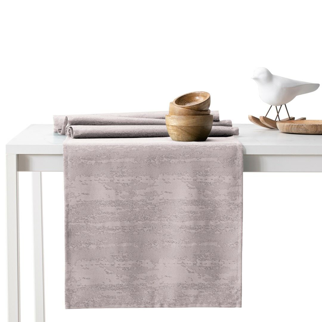 Asztalterítő Vesta púderrózsa dombornyomott modern 100x100 AmeliaHome
