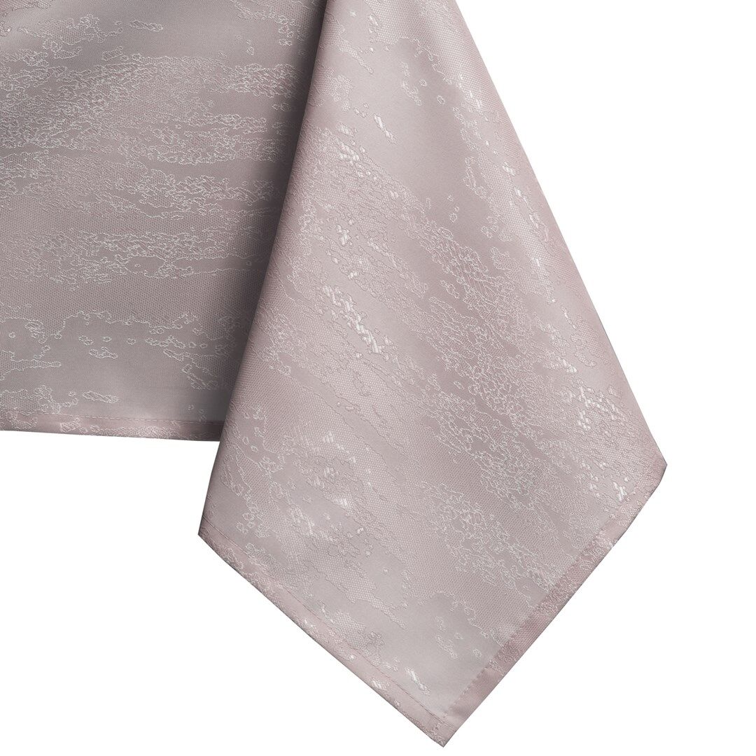 Asztalterítő Vesta púderrózsa dombornyomott modern 150x300 AmeliaHome