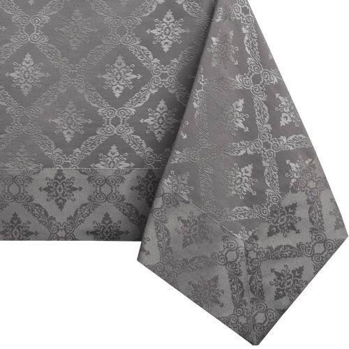 DecoKing Maya brown classic printed tablecloth detail